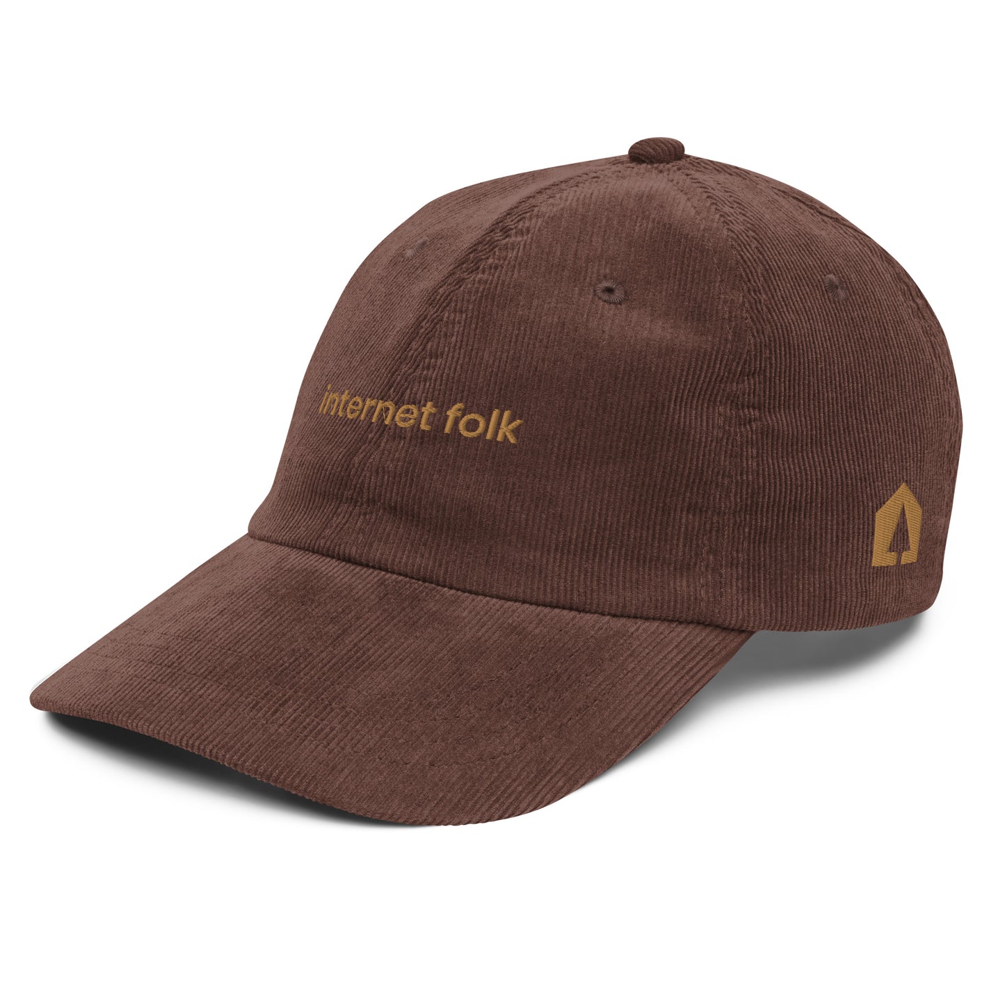 internet folk corduroy cap